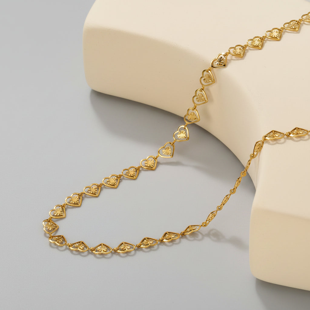 Heart Link Necklace