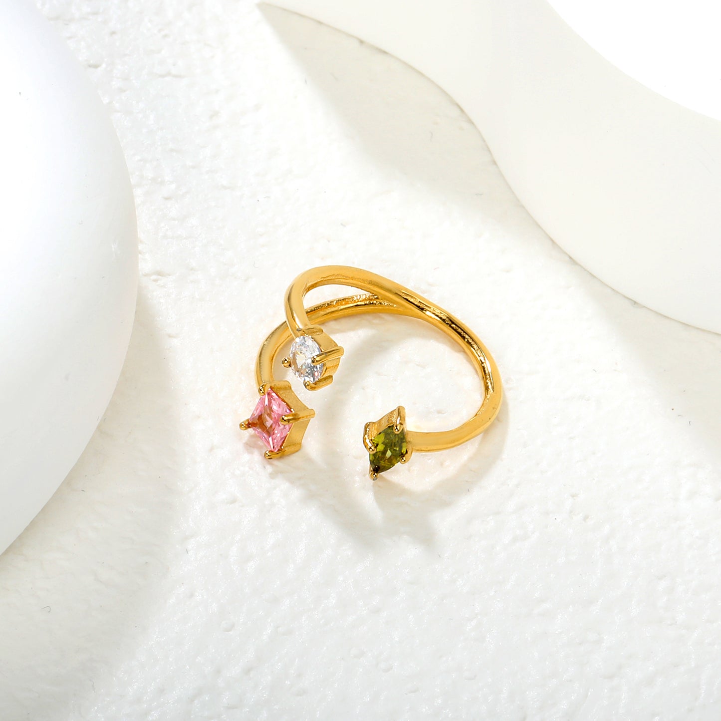 Multi Crystal Ring