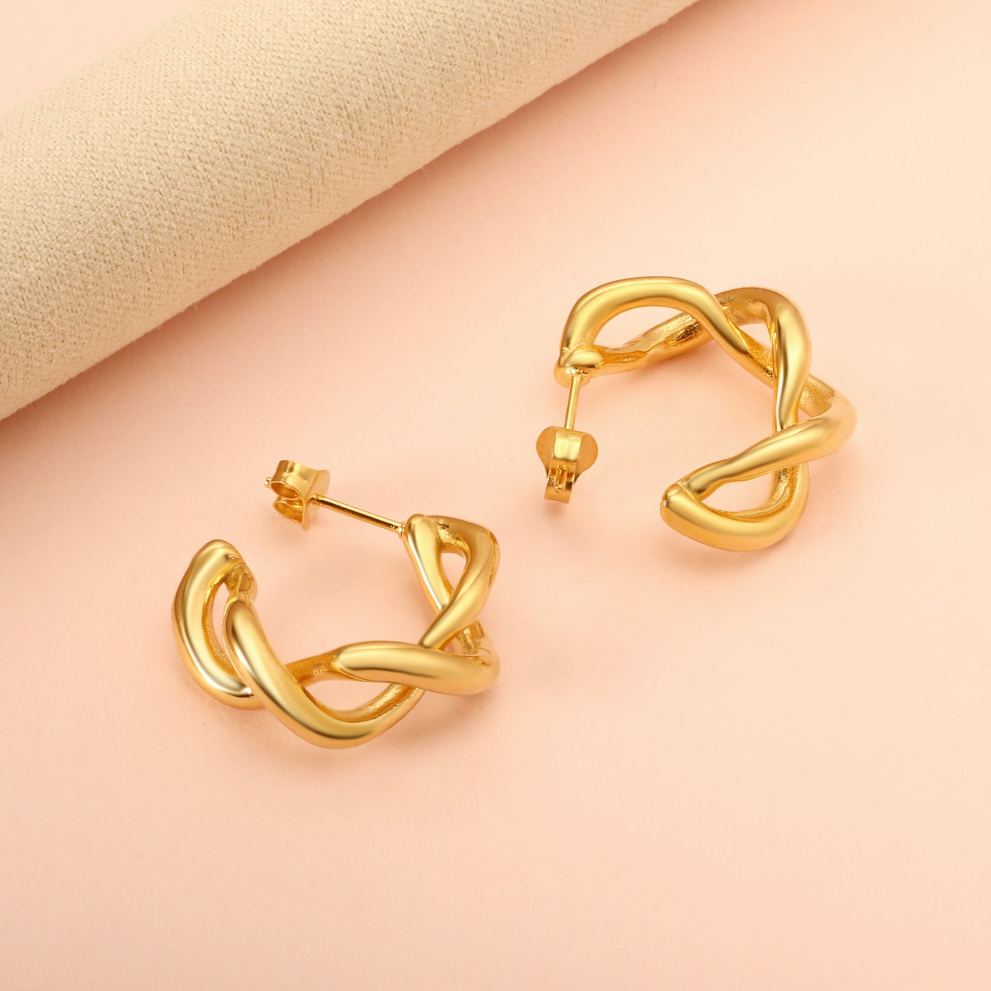 Twist Hoop Earrings