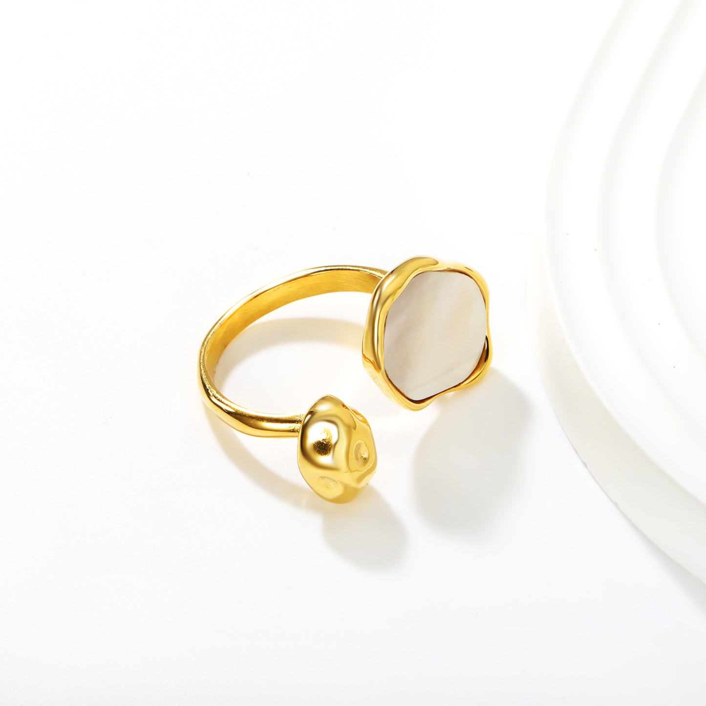 Open Pearl Ring