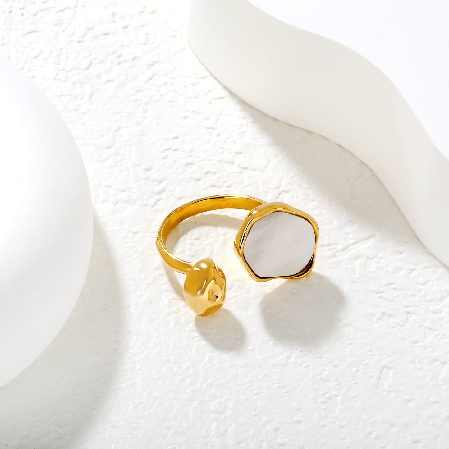 Open Pearl Ring