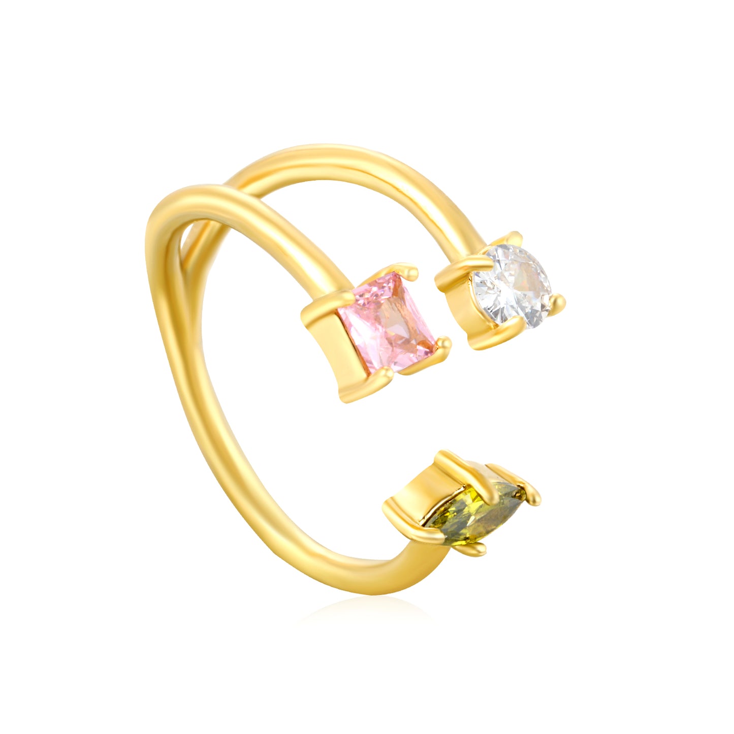 Multi Crystal Ring
