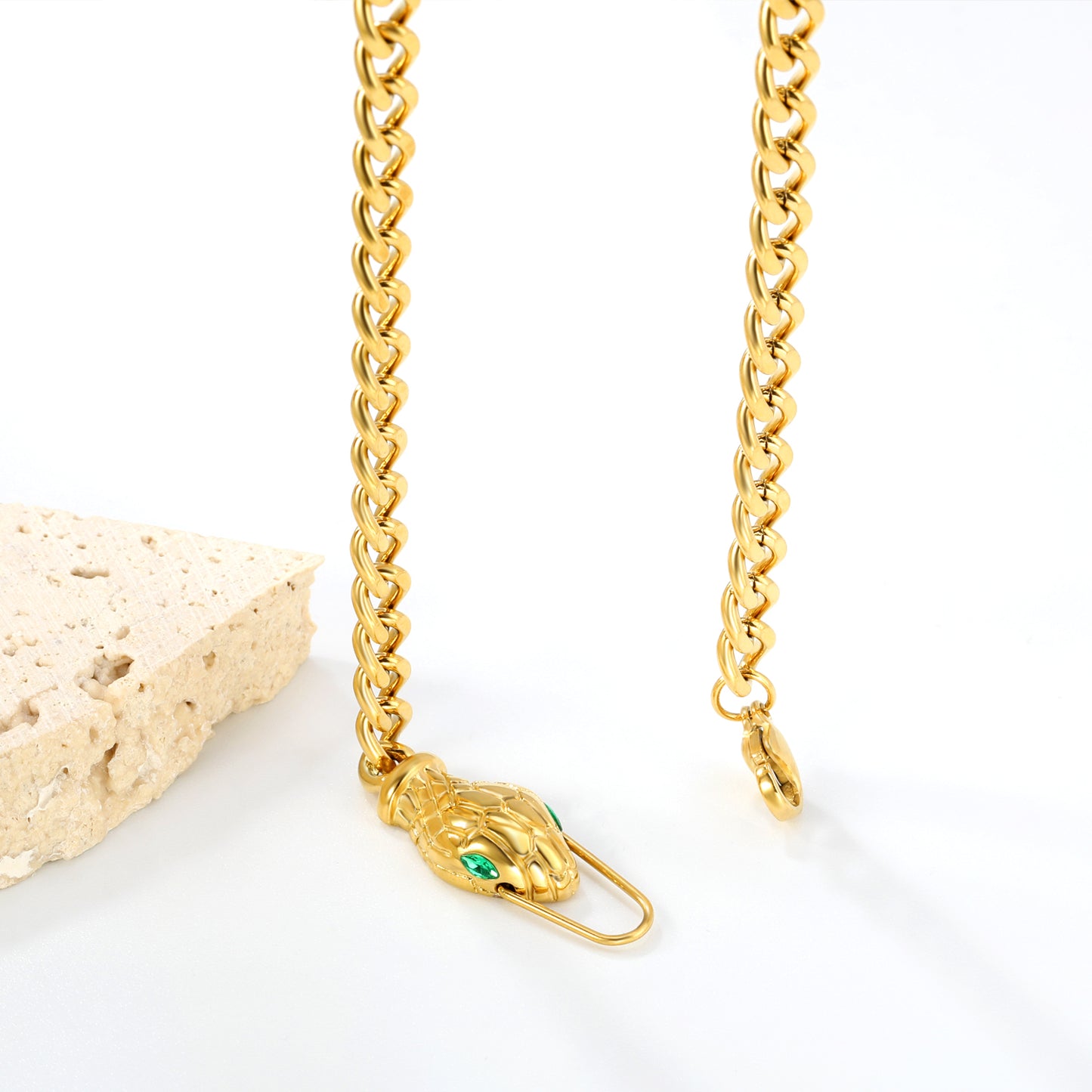Serpentina Gold Necklace