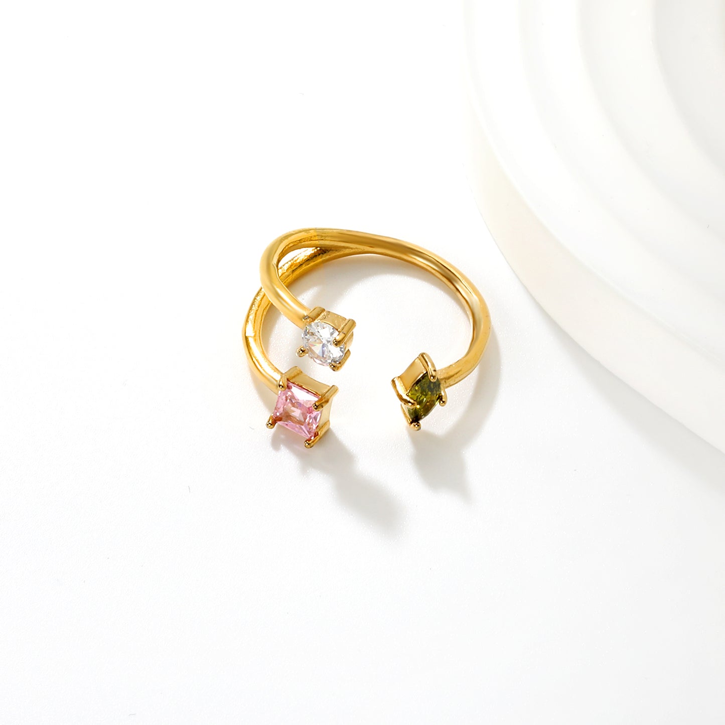 Multi Crystal Ring