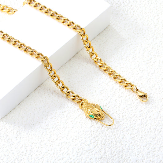 Serpentina Gold Necklace