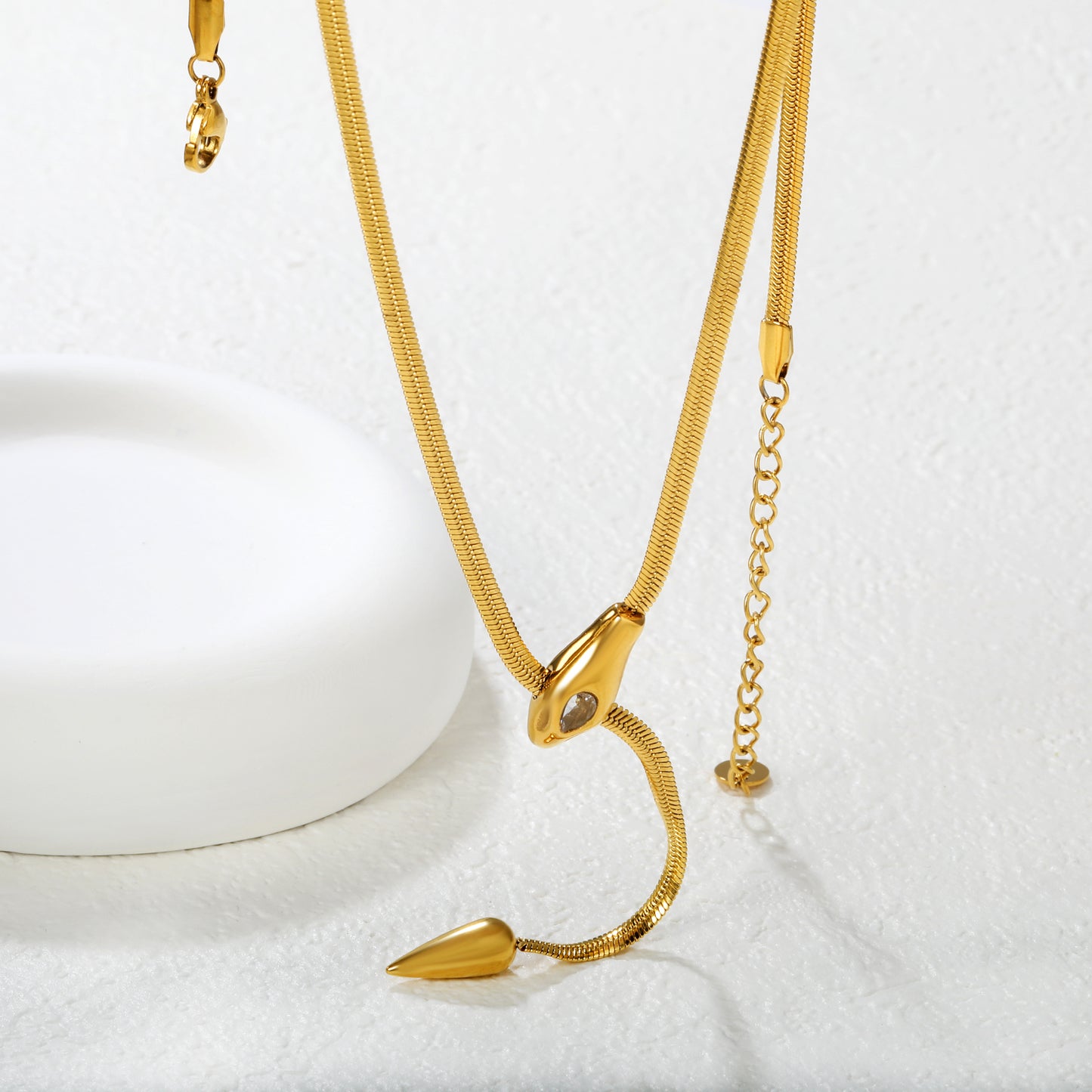 Serpent Drop Necklace