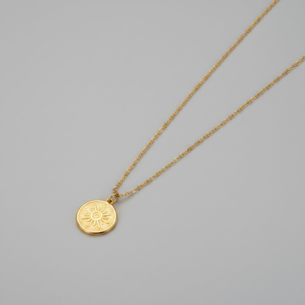 Sun Medallion Necklace