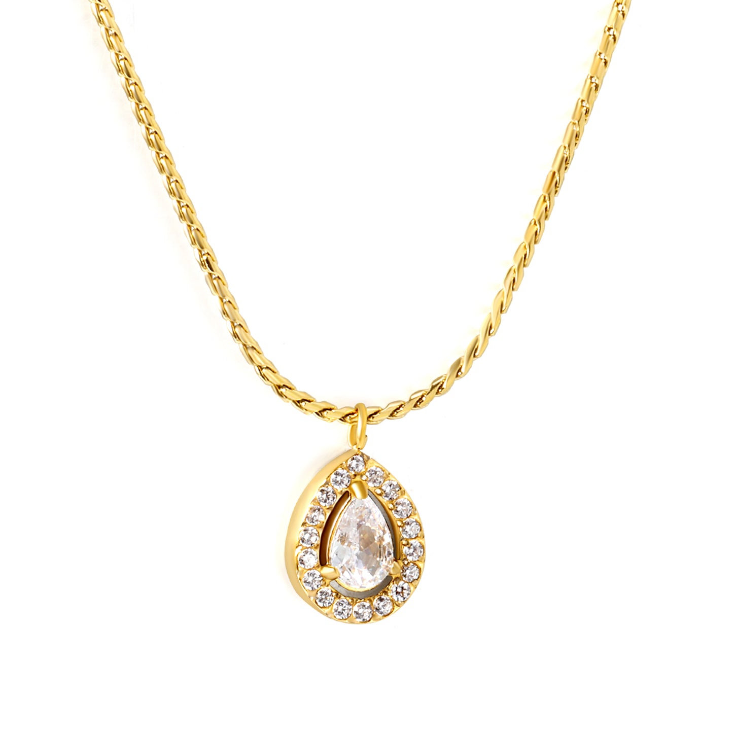 Crystal Drop Necklace