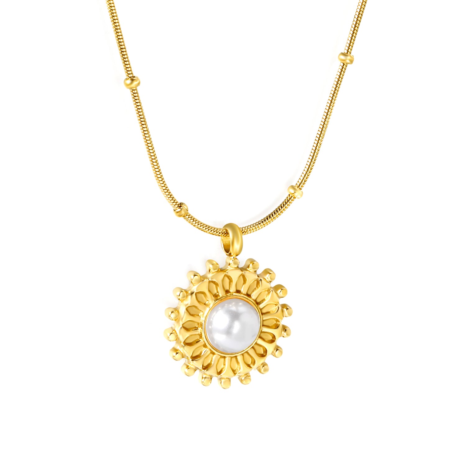 Soleil Pearl Necklace