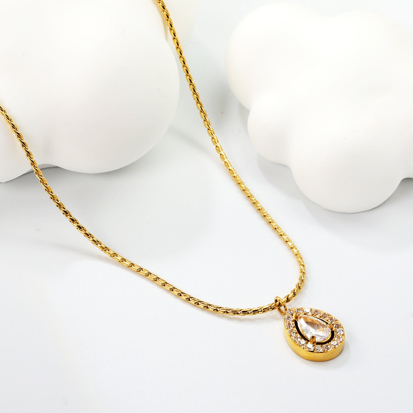 Crystal Drop Necklace