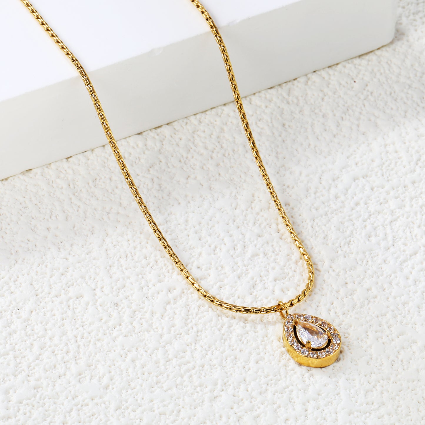 Crystal Drop Necklace
