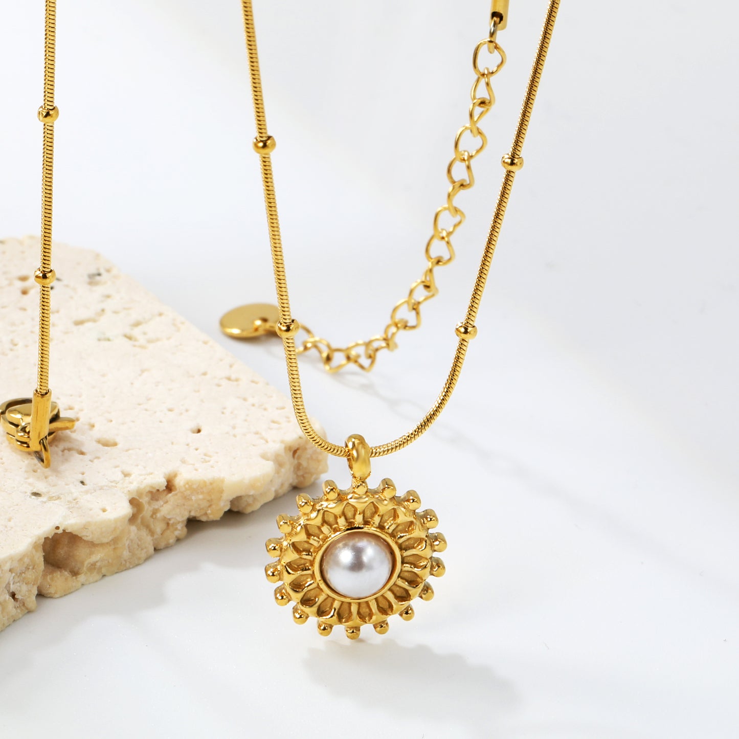 Soleil Pearl Necklace