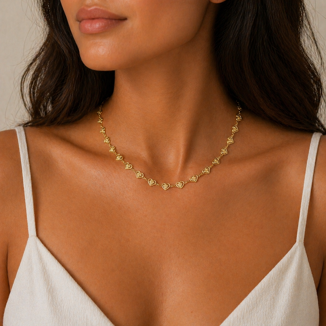 Heart Link Necklace