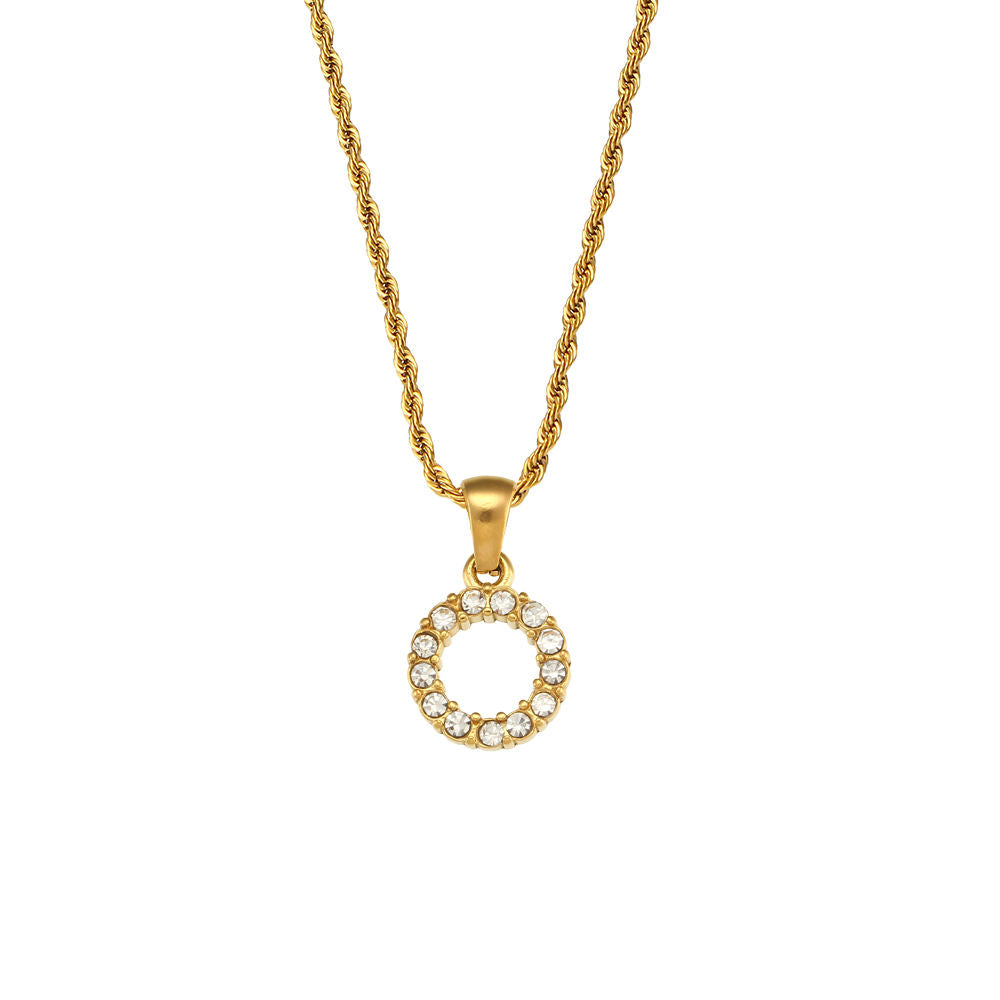 Rope Initial Necklace