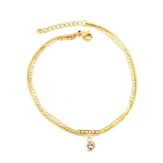 Dainty Sparkle Anklet