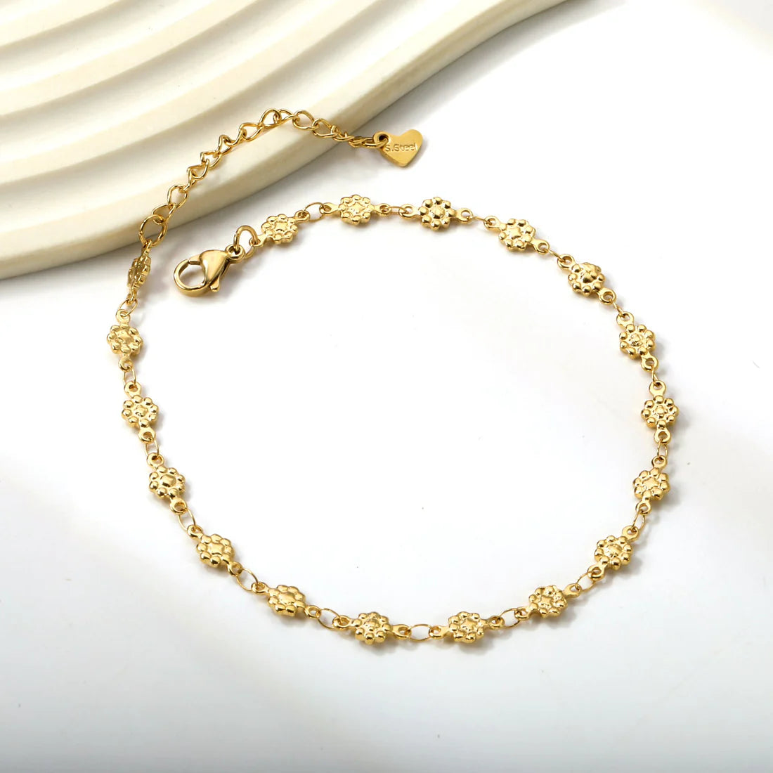 Gold Bloom Anklet