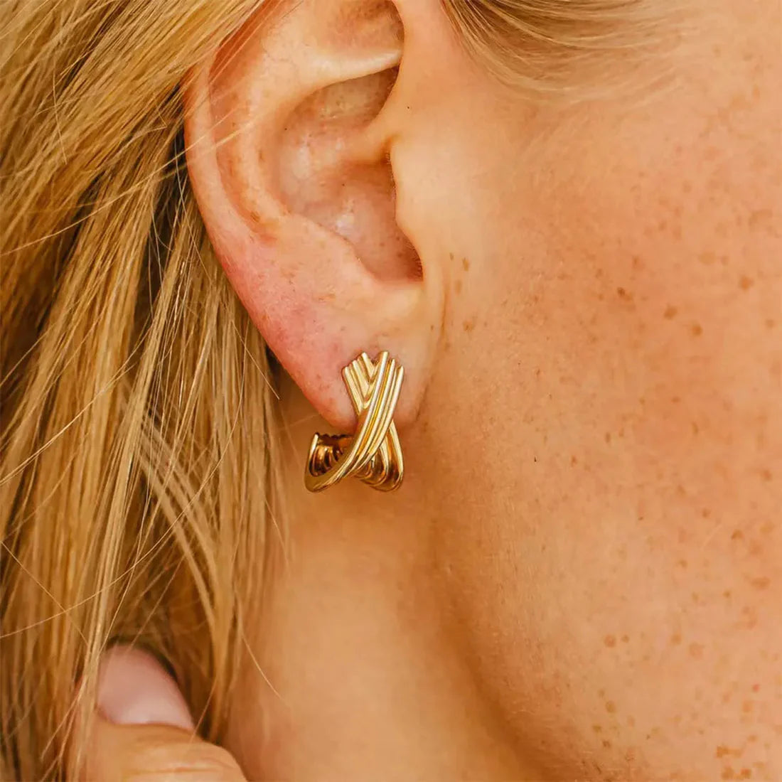 Dana Earrings - Gold & Silver