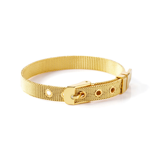 Golden Mesh Bracelet