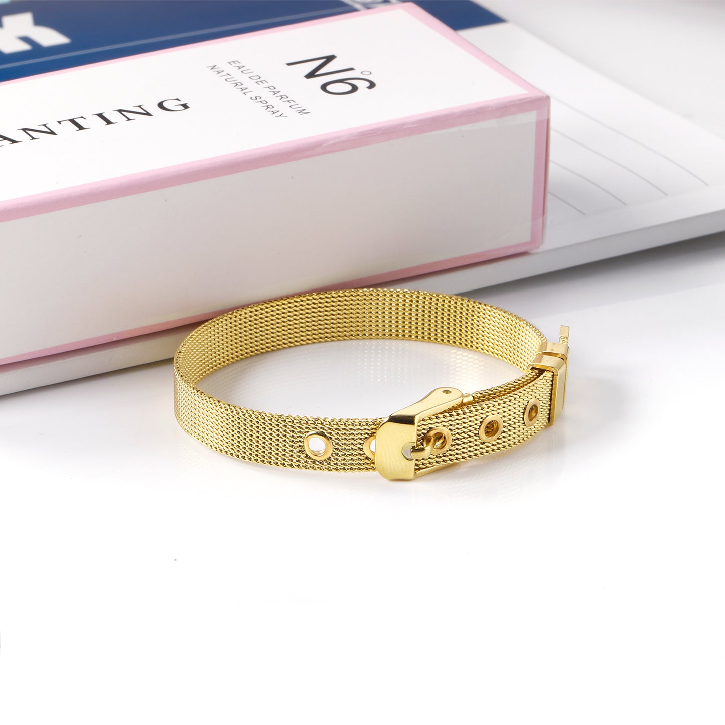 Golden Mesh Bracelet