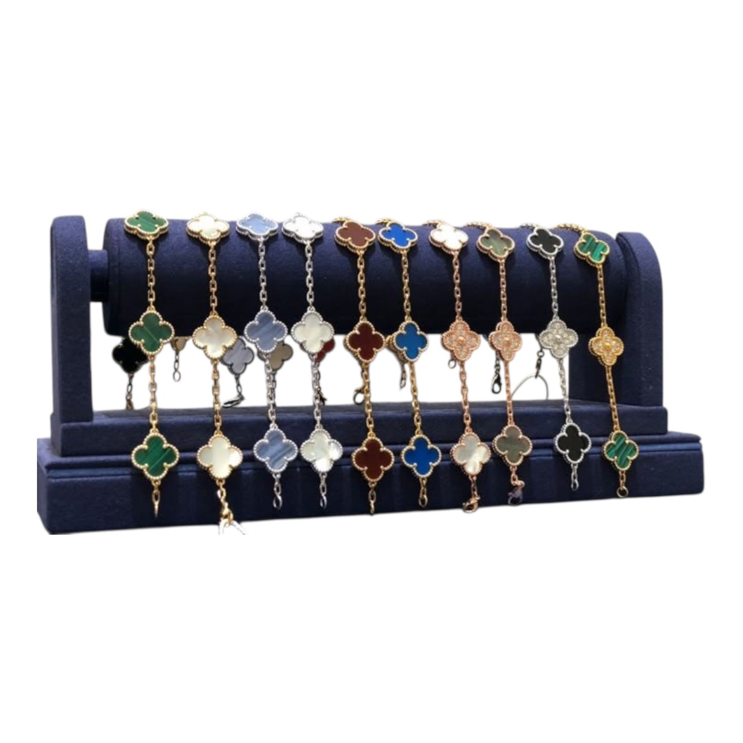 Janiha Initial Bubble Necklace