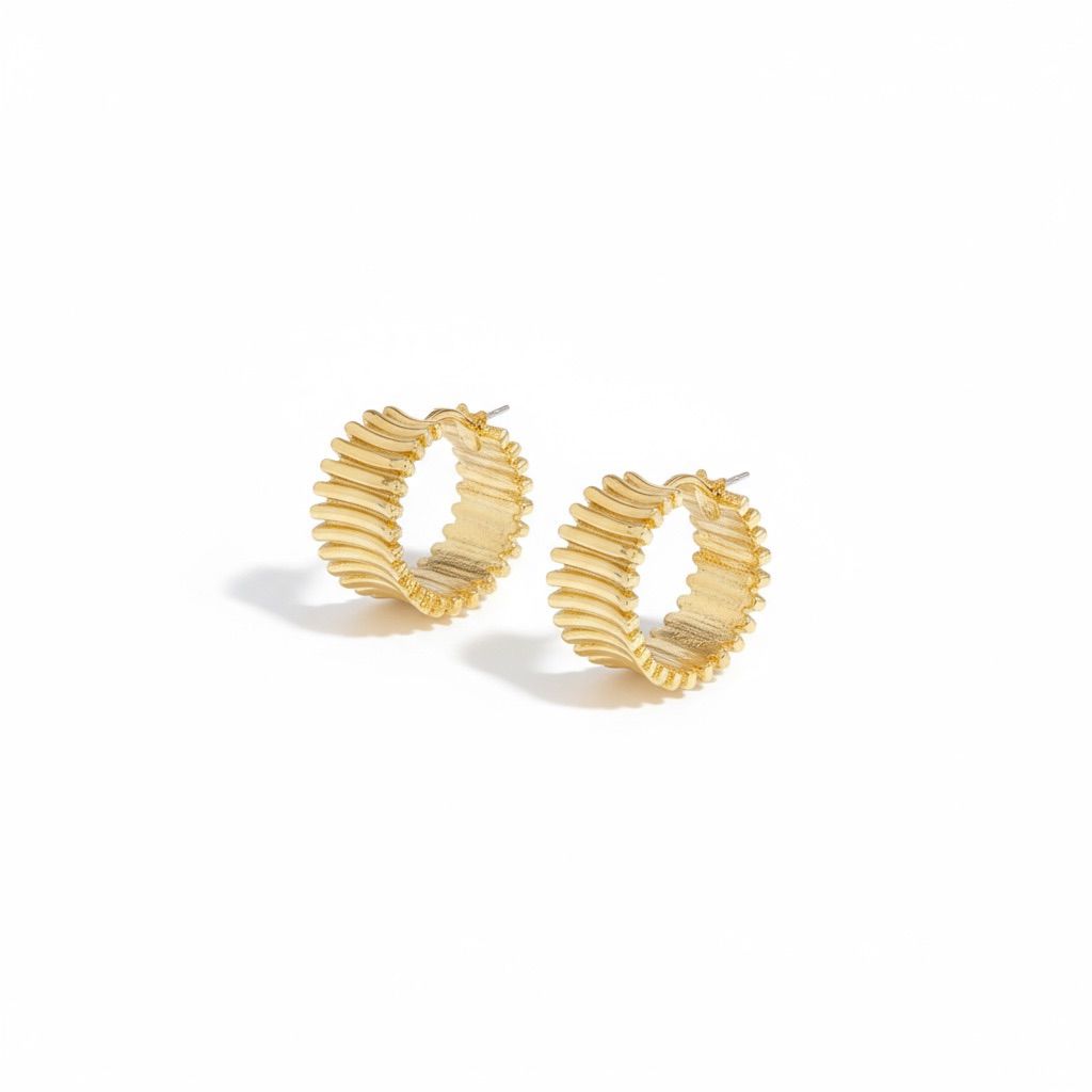 Staple Gold Hoops